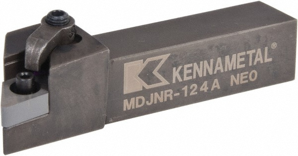Hertel Indexable Turning Toolholder: MDJNL124B 3/4" SHANK, Clamp & Screw - 1000115