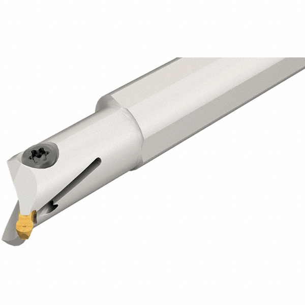 Iscar Indexable Boring Bar: GEHIUR 16U, 16 mm Min Bore Dia, Right Hand Cut, 16 mm Shank Dia, 45 ° Lead Angle - 2801202