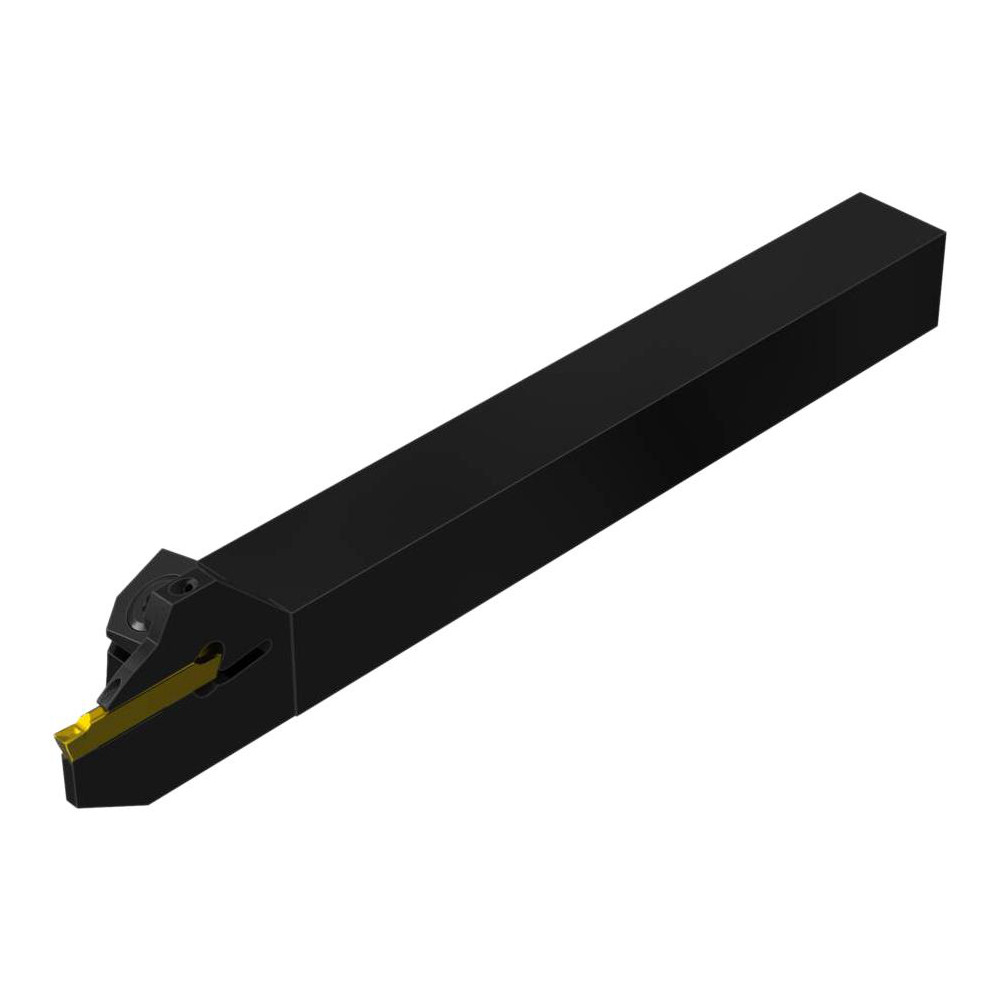 Seco Indexable Cutoff Toolholder: 0.492" Max Depth of Cut, 1" Max Workpiece Dia, 2 mm Min Insert Width, Right Hand - 02828756