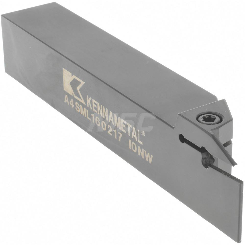 Kennametal Indexable Grooving-Cutoff Toolholder: A4SML160217, 0.079" Min Groove Width, 0.670" Max Depth of Cut, Left Hand - 2976494