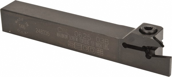 Seco Indexable Turning Toolholder: CIIL062503B, 90.0 deg Lead Angle, Clamp - 00057793