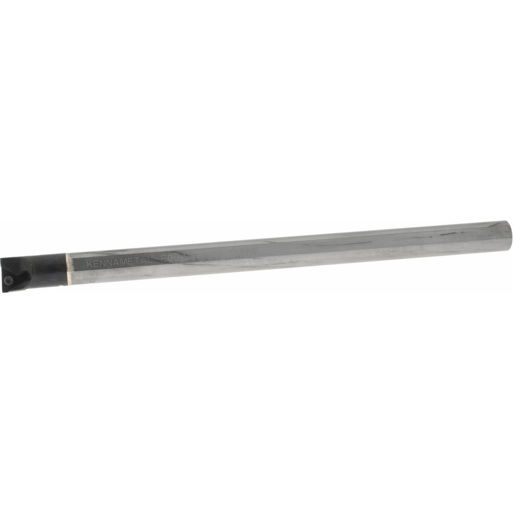 Kennametal Indexable Boring Bar: A08STUNR2, 15.24 mm Min Bore, Right Hand, 12.70 mm Shank Dia, -3 deg Lead, Steel - 1094739