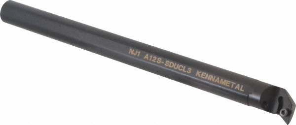 Tungaloy Indexable Boring Bar: E20S-SDQCL11-D250, 25.00 mm Min Bore, Left Hand, 20.00 mm Shank Dia, 107.5 deg Lead, Solid Carbide - 6849521