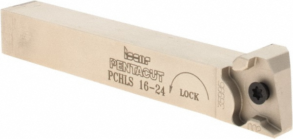 Iscar Indexable Grooving-Cutoff Toolholder: PCHRS20-24, 0.8 to 4.8 mm Groove Width, Right Hand - 2395265