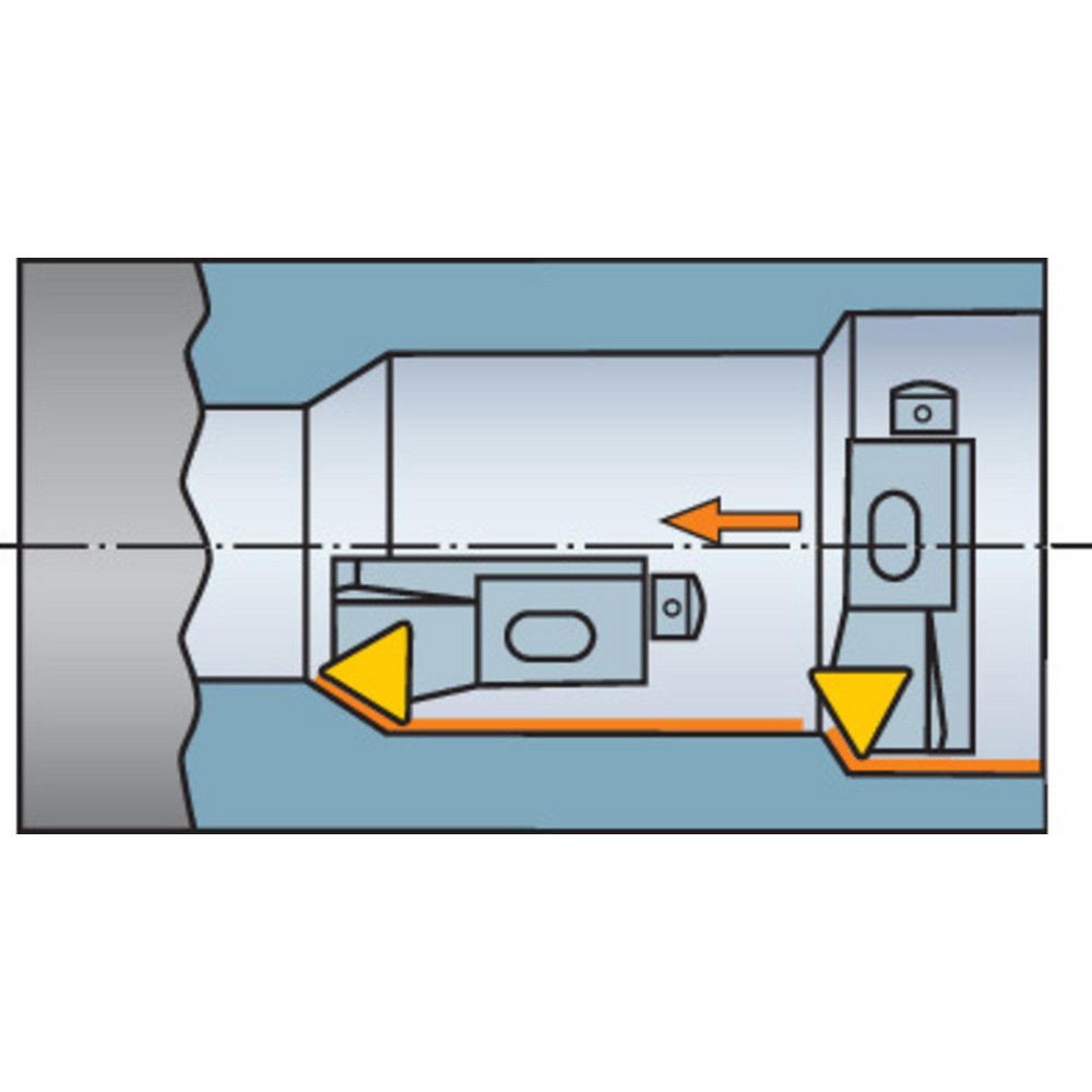 Sandvik Coromant 34.1mm OAL Right Hand Indexable Turning Cartridge - 5751583