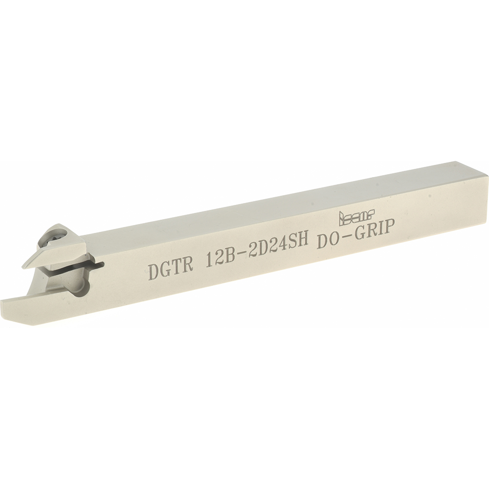 Walter Indexable Grooving-Cutoff Toolholder: G1011.08L-2T12GX16, 2 mm Max Groove Width, 12 mm Max Depth of Cut, Left Hand - 6061522