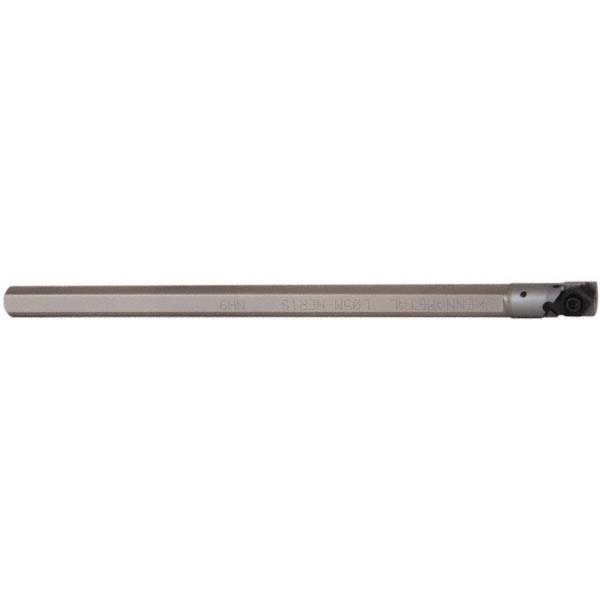 Kennametal Indexable Boring Bar: L12R-SCLPL3, 0.9300" Min Bore, Left Hand, -5 deg Lead, Heavy Metal - 3331038