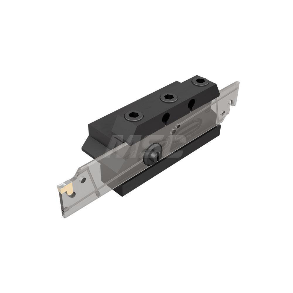 Iscar Tool Block Style TGTBU, 1.26" Blade Height, 3.937" OAL, 2.03"& OAH, Indexable Cutoff Blade Tool Block - 2302499