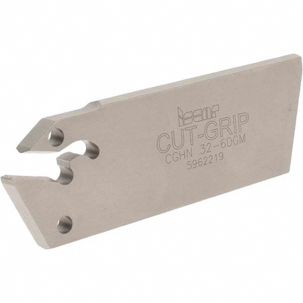 Iscar Indexable Grooving Blade: 1.2598" High, Left Hand, 0.1969" Min Width - 2300287