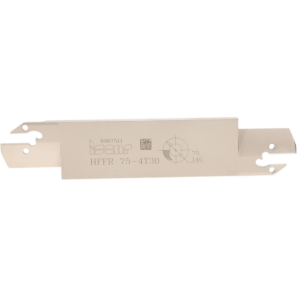 Iscar Indexable Grooving Blade: 1.2598" High, Left Hand, 0.1969" Min Width - 2300287