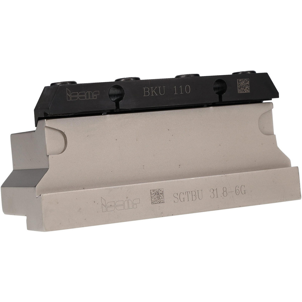 Iscar Tool Block Style TGTBU, 1.26" Blade Height, 4.331" OAL, 2.11"& OAH, Indexable Cutoff Blade Tool Block - 2302501