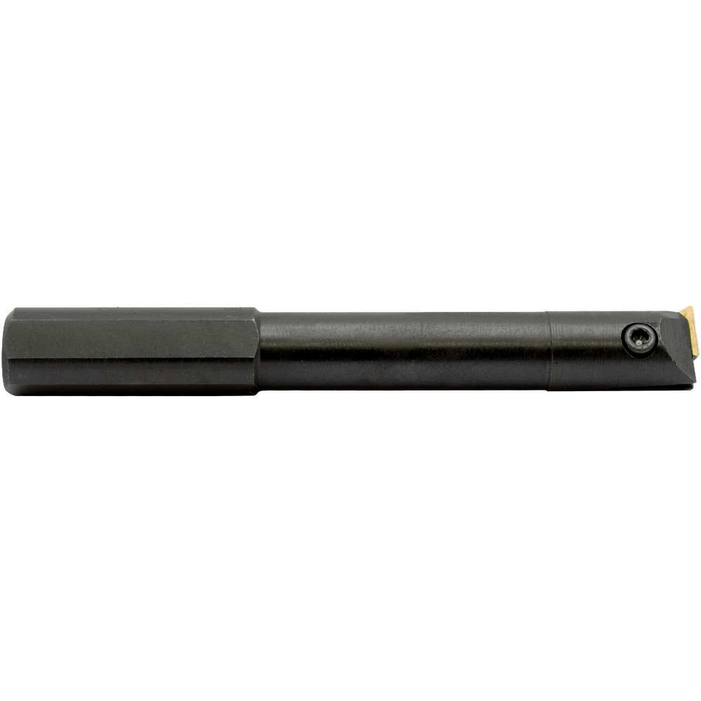 APT Indexable Boring Bar: LC8M 5/8 X 4 INDEXABLE, 1/2" Min Bore, 5/8" Shank Dia - LC8M