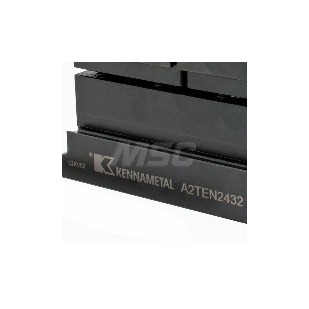 Kennametal Tool Block Style A2TEN, 32mm Blade Height, 110mm OAL, 57.1mm OAH, Indexable Cutoff Blade Tool Block - 3015438