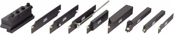 Tungaloy Tool Block Style CTBU-CHP, 4.331" OAL, Indexable Cutoff Blade Tool Block - 6734886