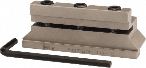 Tungaloy Tool Block Style CTBU-CHP, 4.331" OAL, Indexable Cutoff Blade Tool Block - 6734886
