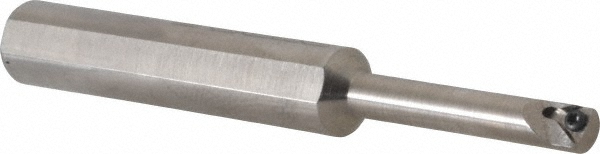 Seco Indexable Boring Bar: H04STLDR-1.2, 0.2900" Min Bore, Right Hand, -5 deg Lead, Heavy Metal - 00057661