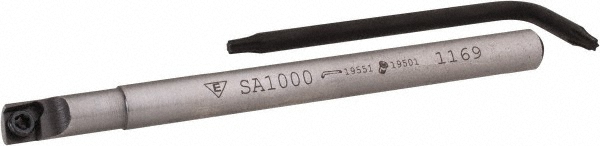 Seco Indexable Boring Bar: H04STLDR-1.2, 0.2900" Min Bore, Right Hand, -5 deg Lead, Heavy Metal - 00057661