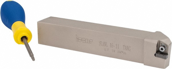 Iscar Indexable Boring Bar: SSLANR2011TANG, 2.0870" Min Bore, Right Hand, Steel - 3602350