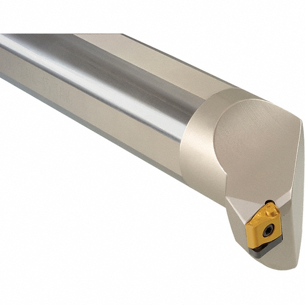 Iscar Indexable Boring Bar: SSLANR2011TANG, 2.0870" Min Bore, Right Hand, Steel - 3602350