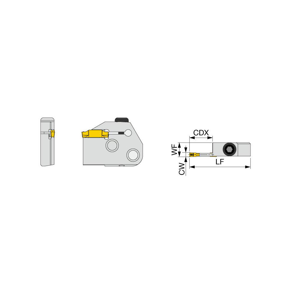 Tungaloy Indexable Boring Bar: A12-STUPR3-D16, 1" Min Bore, 3/4" Shank Dia, 95 deg Lead, Steel - 6862405