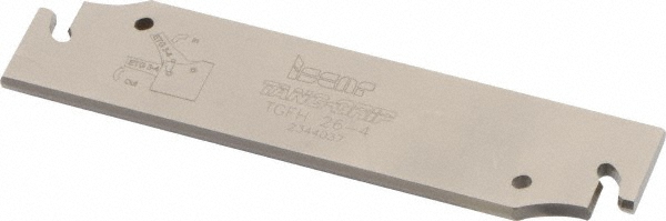 Tungaloy Indexable Cut-Off Blades; End Type: Triple Pocket; Hand: Neutral; Blade Height (mm): 42.00; Blade Width (mm): 4.00; Blade Style: CHGP; Compatible Insert Style: S..; D..; Compatible Insert Size Code: 4; Tool Material: Steel; Insert Holding Method: Self Grip - 6794518