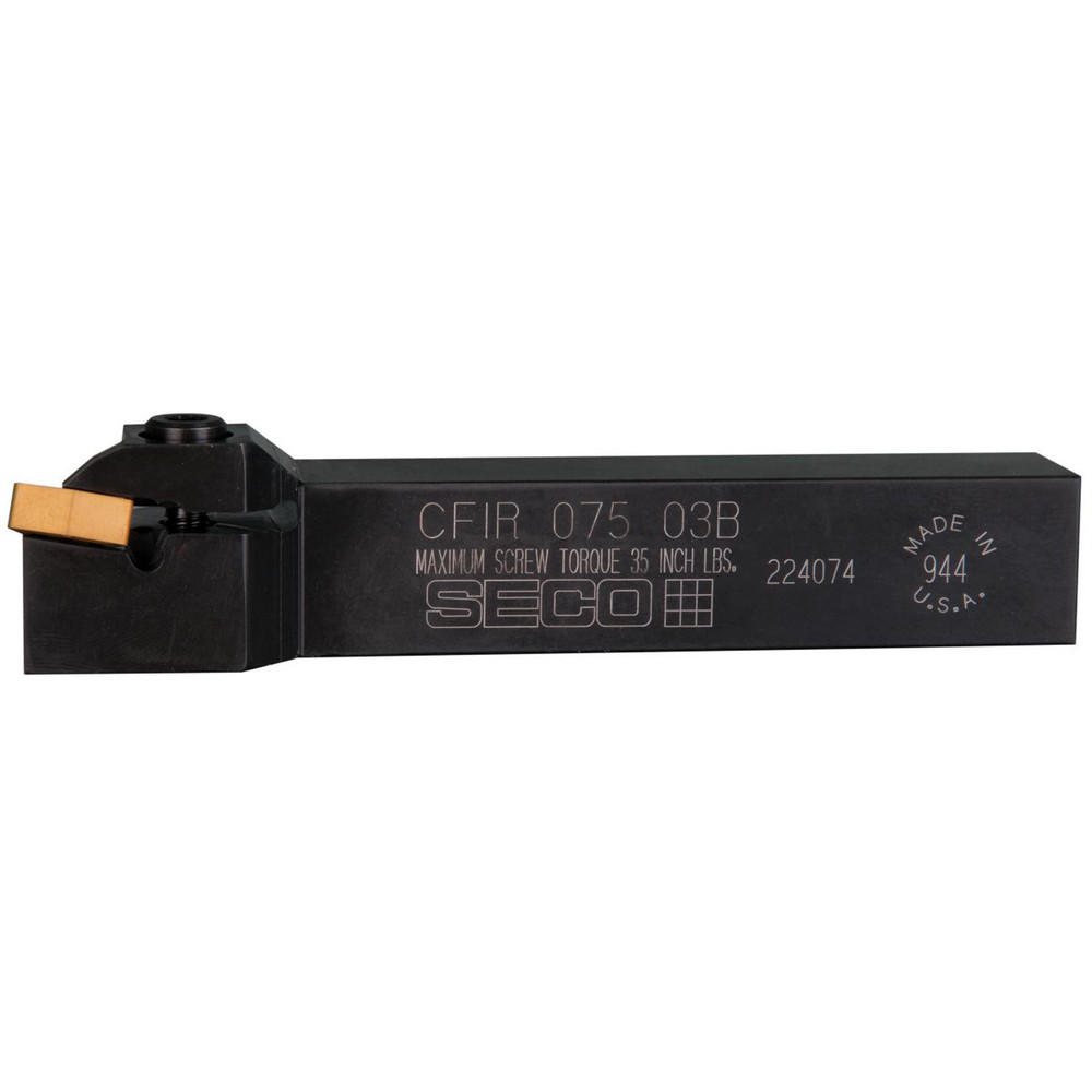 Seco Indexable Turning Toolholder: CFIR07503B, 90.0 deg Lead Angle, Clamp - 00087626