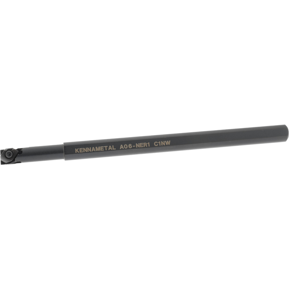 Kennametal Indexable Boring Bar: A25RNNTOL2, 34 mm Min Bore Dia, Left Hand Cut, 25 mm Shank Dia, Steel - 1098952