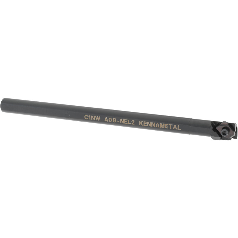 Kennametal Indexable Boring Bar: A25RNNTOL2, 34 mm Min Bore Dia, Left Hand Cut, 25 mm Shank Dia, Steel - 1098952