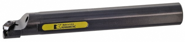 Kennametal Indexable Boring Bar: A25RNNTOL2, 34 mm Min Bore Dia, Left Hand Cut, 25 mm Shank Dia, Steel - 1098952
