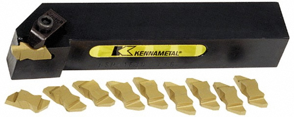 Kennametal Indexable Boring Bar: A25RNNTOL2, 34 mm Min Bore Dia, Left Hand Cut, 25 mm Shank Dia, Steel - 1098952