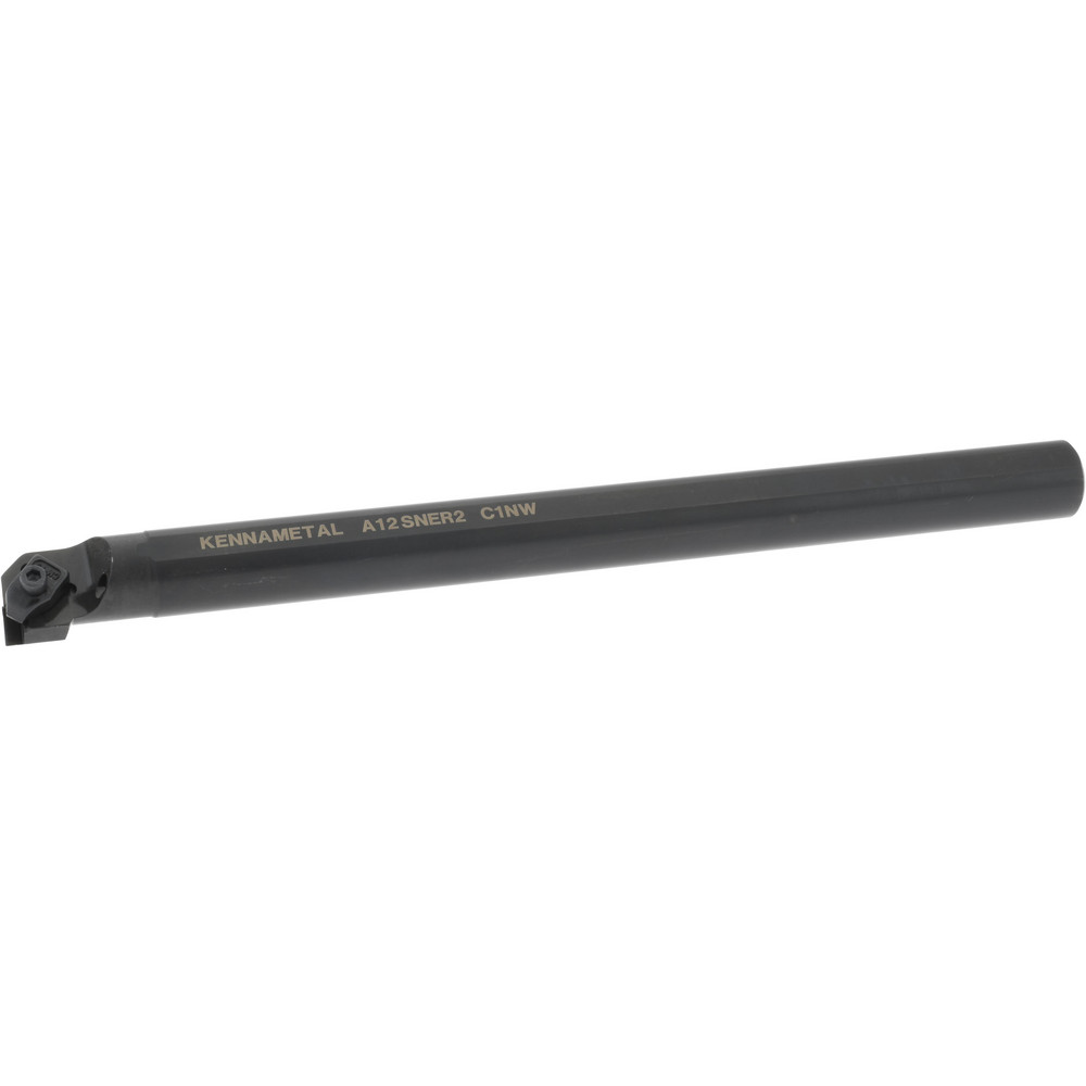Kennametal Indexable Boring Bar: A25RNNTOL2, 34 mm Min Bore Dia, Left Hand Cut, 25 mm Shank Dia, Steel - 1098952