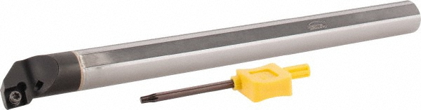 Dorian Tool Indexable Boring Bar: TPBN10-2, 0.6820" Min Bore, Right Hand, 5 deg Lead, Alloy Steel - 73310155662