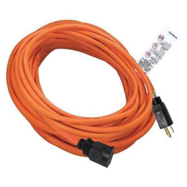 Power First SJTW Locking Extension Cord, 16 AWG, Outdoor, 16/3, 1 Outlets, 5-15R, Orange, PVC, 5-15P, 50 ft - 52NY14