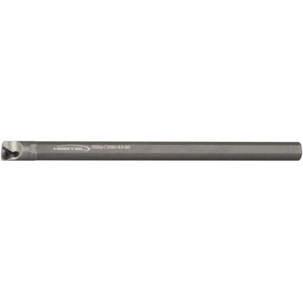 Hertel Indexable Boring Bar: HBBQS625R5-425-4381875, 0.4380" Min Bore, Right Hand, Steel - H59869974