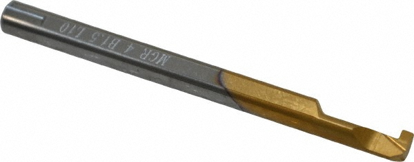 Hertel Indexable Boring Bar: HBBQS625R5-425-4381875, 0.4380" Min Bore, Right Hand, Steel - H59869974