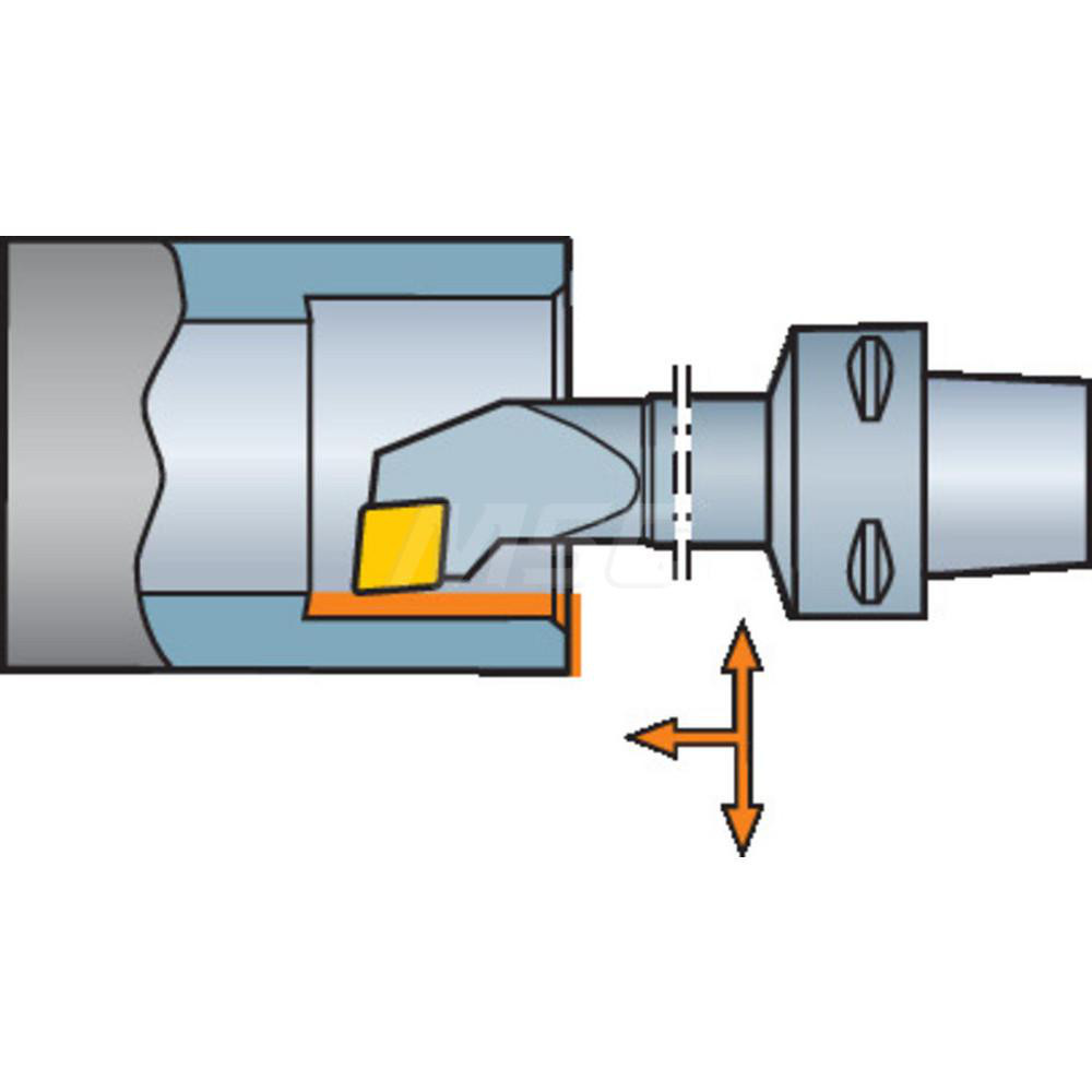 Sandvik Coromant Modular Turning & Profiling Head: Size C5, 70 mm Head Length, Internal, Right Hand - 6404570