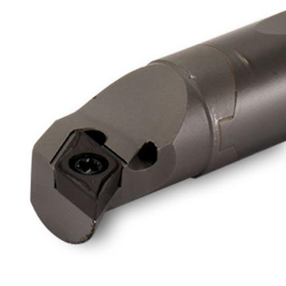 Ingersoll Cutting Tools Indexable Boring Bar: E12S-SDUCR-3, 1-1/4" Min Bore, 3/4" Shank Dia, 93 deg Lead, Solid Carbide - 3604538