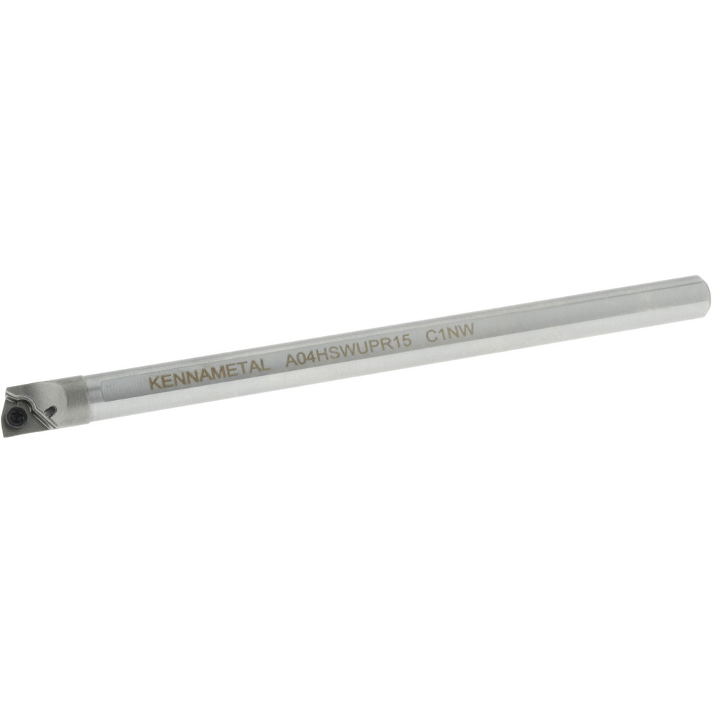 Widia Indexable Boring Bar: QCBIW37563R, 0.4130" Min Bore, Right Hand, 93 deg Lead, Solid Carbide - 2825335