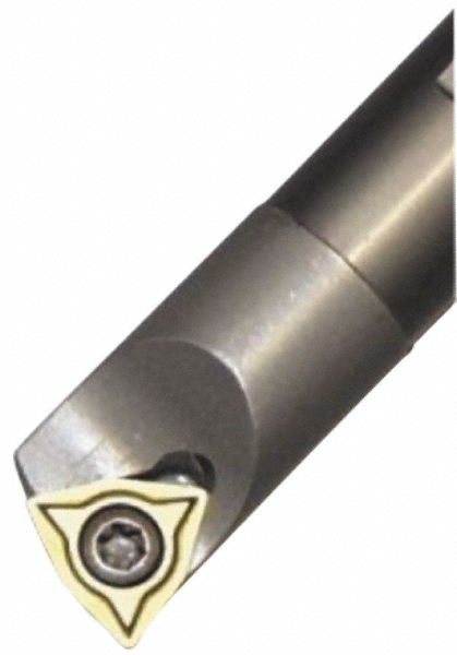 Widia Indexable Boring Bar: QCBIW37563R, 0.4130" Min Bore, Right Hand, 93 deg Lead, Solid Carbide - 2825335