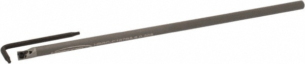 Hertel Indexable Boring Bar: HBBC-C187R5-4.0-208, 0.2080" Min Bore, Right Hand, Solid Carbide - H59868364