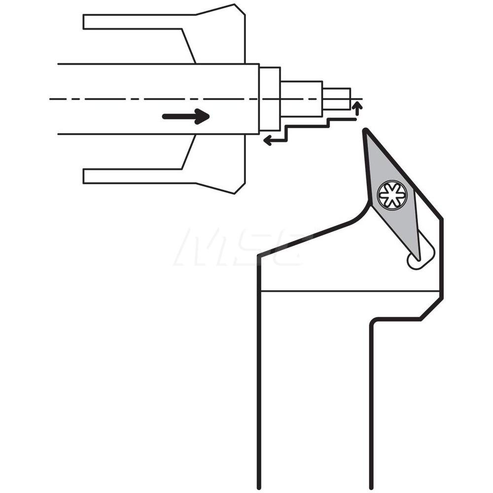 Kyocera Indexable Turning Toolholder: SVLPR1620JX11F15, Screw - THC06888