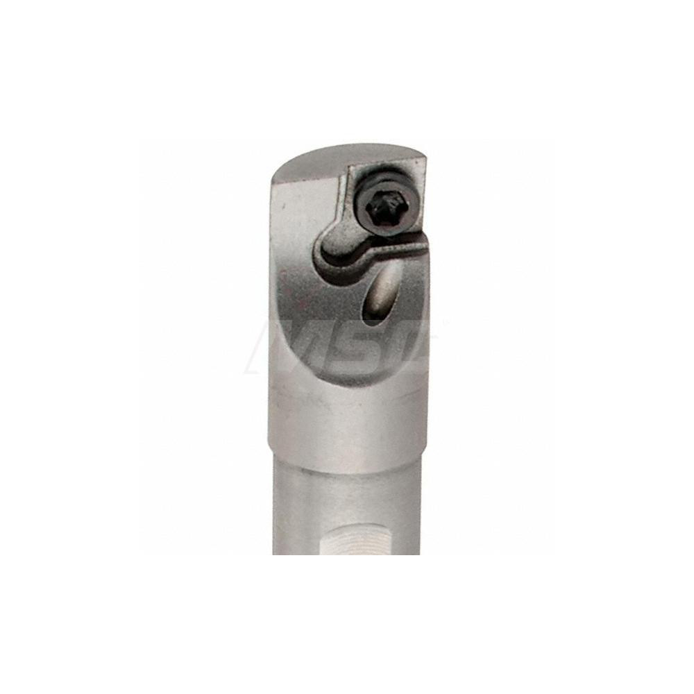 Kennametal Indexable Boring Bar: S04SCLDL12, 0.2850" Min Bore, Left Hand, 5 deg Lead, Steel - 1288870