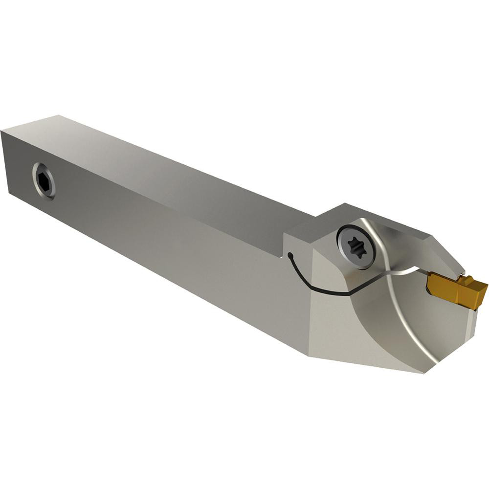 Widia Indexable Grooving-Cutoff Toolholder: WGCSMR160316C, 0.1181 to 0.118" Groove Width, 0.63" Max Depth of Cut, Right Hand - 6461923