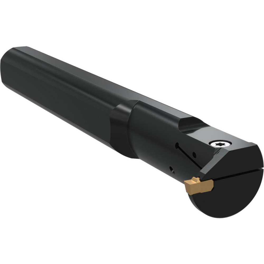 Widia Indexable Grooving-Cutoff Toolholder: WGCSMR160316C, 0.1181 to 0.118" Groove Width, 0.63" Max Depth of Cut, Right Hand - 6461923