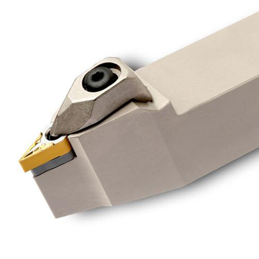 Ingersoll Cutting Tools Indexable Turning Toolholder: TVVNN12-2.53B, 73.0 deg Lead Angle, Clamp - 6183996