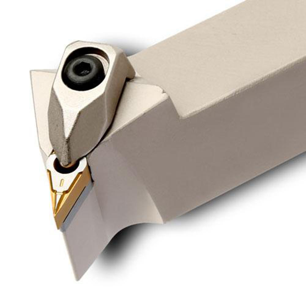 Ingersoll Cutting Tools Indexable Turning Toolholder: TVQNR16-2.53D, 117.5 deg Lead Angle, Clamp - 6183995