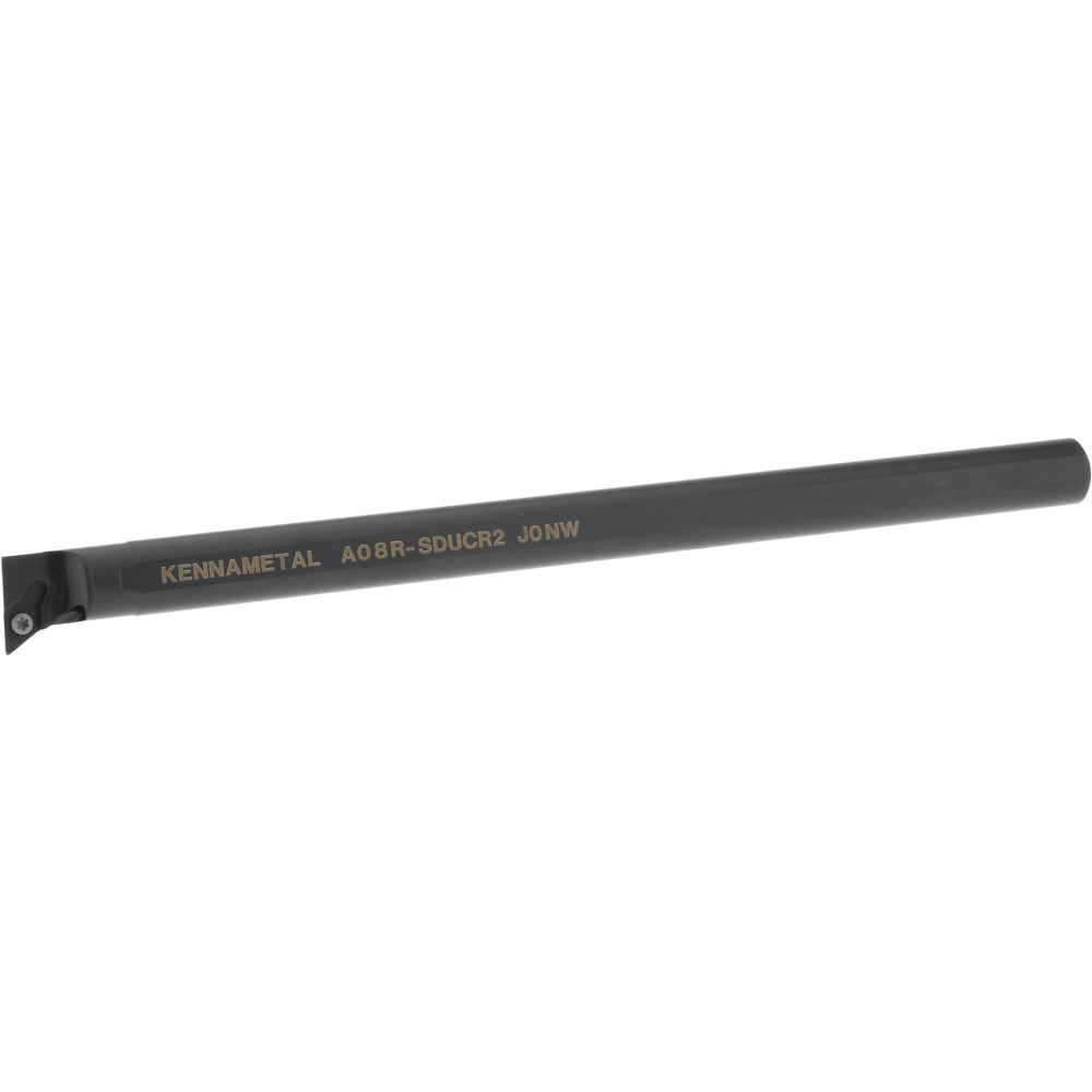 Walter Indexable Boring Bar: A08M-SDUCR2, 18.49 mm Min Bore, Right Hand, 93 deg Lead, Steel - 5204723