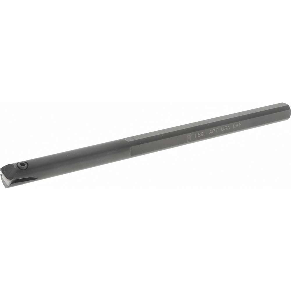 APT Indexable Boring Bar: LB8S 1/2 X 3 INDEXABLE, 1/2" Min Bore, 1/2" Shank Dia, 0 deg Lead - LB8S