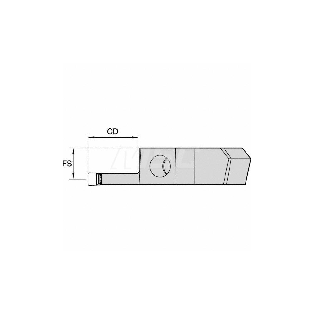 Kennametal Size 50, 32mm Max Depth, 4mm Max Width, Right Hand Modular Cutoff Cutting Unit Head - 5979184