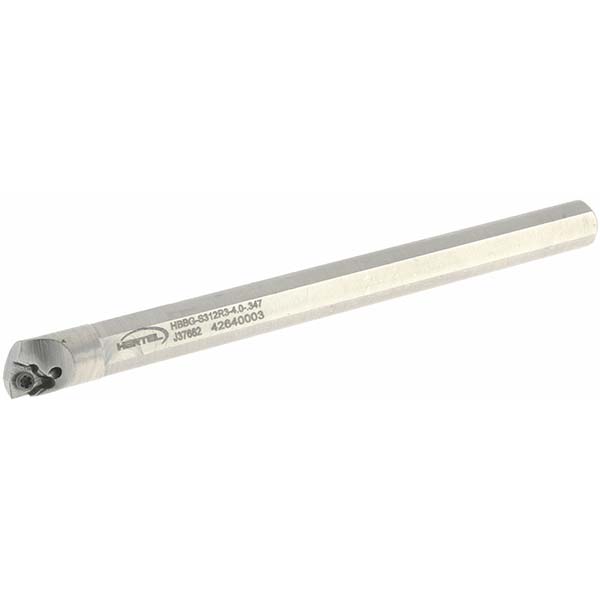 Tool-Flo Indexable Boring Bar: FCBI-312-4-5R, 0.3600" Min Bore, Right Hand, 5 deg Lead, Solid Carbide - 9BFC315R